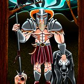 Mi Proyecto del curso: Ilustración geométrica con volumen. Un proyecto de Ilustración tradicional, Diseño de personajes e Ilustración digital de Lucio Pérez Salafia - 13.07.2021