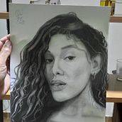 Meu projeto do curso: Retrato realista com lápis grafite. Un proyecto de Ilustración tradicional, Bellas Artes, Bocetado, Dibujo a lápiz, Dibujo, Dibujo de Retrato, Dibujo realista, Dibujo artístico y Dibujo anatómico de Gabriel De Souza Silva - 12.07.2021