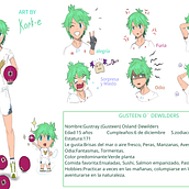 Mi Proyecto del curso: Mi Personaje Original de Creación de personajes manga. Un progetto di Illustrazione tradizionale, Character design, Fumetto e Manga di Marcos Galindo - 07.07.2021