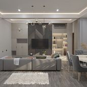 4-room apartment in a residential complex, Tashkent. Un proyecto de Diseño de interiores y Arquitectura de Zilola Nazarova - 31.05.2021