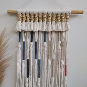 Meu projeto do curso: Macramê: técnica Fiber Emballage. Arts, Crafts, Decoration, Fiber Arts, Macramé, Textile D, and eing project by Denise Carline - 07.14.2021