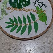 Meu projeto do curso: Técnicas básicas para bordado de letras. Embroider project by Annelise Sterzik - 07.14.2021