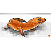Tecniche di illustrazione in pixel art: Leopard Gecko. Traditional illustration, Digital Illustration, and Pixel Art project by Lorenzo Guerra - 07.15.2021