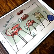 Mi Proyecto del curso: Introducción al sketching para diseño de producto. Een project van  Ontwerp,  Schetsen y Sketchbook van Jorge Moreno Utrilla - 15.07.2021