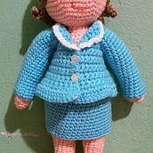Mi Proyecto del curso: Amigurumi: diseño de ropa, pelo y complementos. Arts, Crafts, To, Design, Fiber Arts, and Crochet project by Maricel Alcaide Teran - 07.14.2021