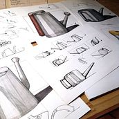 Bocetos de regadera para jardín . Un progetto di Design, Illustrazione tradizionale, Design industriale, Product design, Fotografia di prodotti, Disegno artistico, Fotografia per Instagram, Sketchbook e Design per i social network di Lucas Altobelli - 15.07.2021