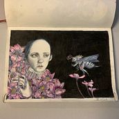 Mein Kursprojekt: Kreatives Porträt in Chiaroscuro mit Bleistift. Traditional illustration, Pencil Drawing, Portrait Drawing, and Artistic Drawing project by Ulrike Pape - 07.15.2021
