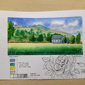 Mi Proyecto del curso: Cuaderno de viaje en acuarela. Traditional illustration, Watercolor Painting, Architectural Illustration, and Sketchbook project by carlos_arminanzas - 07.15.2021