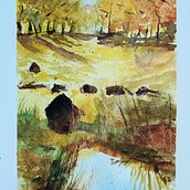 My project in Natural Landscapes in Watercolor course. Un proyecto de Bellas Artes, Pintura y Pintura a la acuarela de Marco Santarelli - 15.07.2021