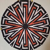 Mi Proyecto del curso: Tapestry circular: diseña patterns y complementos. Accessor, Design, Pattern Design, Fiber Arts, DIY, and Crochet project by Fabiola - 07.15.2021