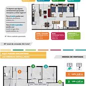 Folleto informativo para familias beneficiarias subsidio de vivienda. Un progetto di Architettura, Design di poster , ArchVIZ e Illustrazione architettonica di Carolina Vivar - 16.07.2021
