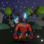 Mi Proyecto del curso: Modelado de personajes low poly para videojuegos . 3D, 3D Modeling, Video Games, 3D Character Design, Game Design, and Design project by Susana Gómez Landa - 07.14.2021