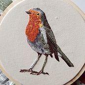 Meu projeto do curso: Pintar com linha: técnicas de ilustração têxtil. Traditional illustration, and Embroider project by Beatriz Passoni - 07.16.2021