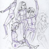 Mi Proyecto del curso: Dibujo anatómico para principiantes. Fine Arts, Sketching, Pencil Drawing, Drawing, Realistic Drawing, and Figure Drawing project by Vale Juárez D. - 08.03.2021