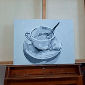 Meu projeto do curso: Pintura a óleo a partir do zero. Un progetto di Belle arti, Pittura e Pittura ad olio di Danielle Alves Santiago e Castro - 19.07.2021