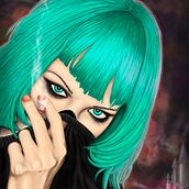 Retrato para Alice Glass. Un proyecto de Ilustración tradicional, Dibujo y Bocetado de Cristian Chamorro • Oye Cabrón Art™ - 10.06.2021