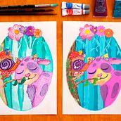 Mi Proyecto del curso: Técnicas de ilustración con acuarela y gouache. Un progetto di Illustrazione tradizionale, Belle arti, Pittura, Pittura ad acquerello, Illustrazione infantile e Pittura gouache di Rocio Serna - 08.07.2021