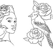 Moodboard pour dessin de tatouage Ein Projekt aus dem Bereich Traditionelle Illustration von Christina Alvarez-Moreno - 17.07.2021