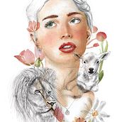 Mi Proyecto del curso: Retrato ilustrado en acuarela. Traditional illustration, Fine Arts, Painting, Drawing, Watercolor Painting, Portrait Drawing, and Artistic Drawing project by Deborah Jáquez - 07.20.2021