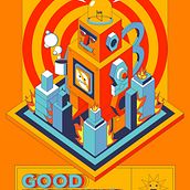 Il mio progetto del corso: Illustrazione vettoriale isometrica da zero. Graphic Design, Vector Illustration, and Digital Illustration project by Tommaso D'Este - 07.17.2021