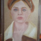 Mi Proyecto del curso: Ilustración con pastel y lápices de colores. Un projet de Illustration traditionnelle, Beaux Arts, Dessin au cra, on, Dessin, Dessin de portrait, Dessin réaliste , et Dessin artistique de Marisa Rizzolo - 17.07.2021