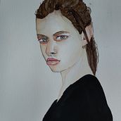 My project in Watercolor Portrait from a Photo course. Un proyecto de Ilustración tradicional, Pintura a la acuarela y Dibujo de Retrato de Marco Santarelli - 17.07.2021