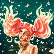 Mi Proyecto del curso: Retratos digitales de fantasía con Photoshop. Traditional illustration, Drawing, Digital Illustration, Portrait Drawing, Digital Drawing, and Digital Painting project by Paola Robledo - 07.18.2021