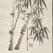 The Four Gentlemen : My project in Introduction to Sumi-e Painting course. Traditional illustration, Drawing & Ink Illustration project by Sherin Wong - 07.15.2021