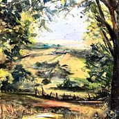 My project in Natural Landscapes in Watercolor course. Un progetto di Belle arti, Pittura e Pittura ad acquerello di Caromin Louw - 18.07.2021