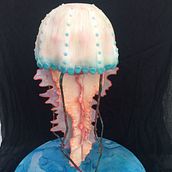 Água-viva (moon jellyfish). Design, and DIY project by Luciane Costa - 07.17.2021