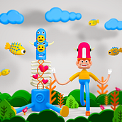 My project in 3D Character Design and Illustration course. 3D, Character Design, 3D Modeling, and 3D Character Design project by hope - 07.16.2021