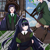 Mi Proyecto del curso: Ilustración digital con influencia manga. Un proyecto de Ilustración tradicional, Cómic, Ilustración digital, Stor, telling, Narrativa y Manga de Lucía Gil - 18.07.2021