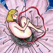 Thumbelina Ein Projekt aus dem Bereich Traditionelle Illustration und Kinderillustration von ikaidi1994 - 18.07.2021