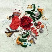 Mi Proyecto del curso: Técnicas avanzadas de bordado: puntadas y composiciones con volumen. Embroider project by Rosa Maria Torres Hernández - 07.18.2021