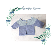 Mi Proyecto del curso:  Top-down: Sweater Bruni. Un projet de St, lisme, Art textile, DIY , et Crochet de Luz Rios - 01.05.2021