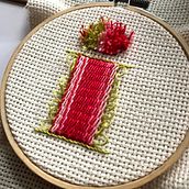 Mi Proyecto del curso: Letras bordadas: el hilo como herramienta gráfica. Embroider project by Lily Portius Yáñez - 07.19.2021
