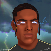 My project in Digital Fantasy Portraits with Photoshop course. Traditional illustration, Drawing, Digital Illustration, Portrait Drawing, Digital Drawing, and Digital Painting project by savannahmckenley - 07.19.2021