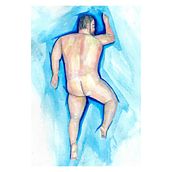 Mi Proyecto del curso: Figura humana en acuarela. Traditional illustration, Fine Arts, Painting, Watercolor Painting, Realistic Drawing, and Figure Drawing project by Chino Arevalo - 07.17.2021
