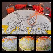 Mi Proyecto del curso : Introducción al bordado botánico. Embroider project by Olivia Teresa Hernández Obando - 07.30.2021