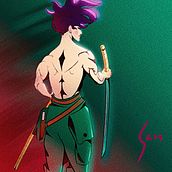 Meu projeto do curso: Ilustração de personagens dinâmicos. Traditional illustration, Character Design, Comic, Creativit, Drawing, Digital Drawing, and Manga project by Samuel Ferreira - 07.13.2021