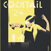 Presenting my Project in Art Deco Style for Digital Illustration Course - COCKTAIL @$. Un progetto di Illustrazione tradizionale, Belle arti, Design di poster , Illustrazione digitale, Direzione artistica, Br, ing, Br e identit di jamoora - 20.07.2021