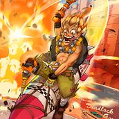 Junkrat - Overwatch. Un proyecto de Ilustración tradicional de Federico Abdolcadir - 20.07.2021