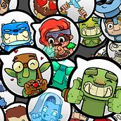 Algunos Stickers. Un proyecto de Ilustración tradicional y Videojuegos de Federico Abdolcadir - 20.07.2021