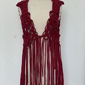 Mi Proyecto del curso: Macramé: crea prendas de ropa únicas. Accessor, Design, Arts, Crafts, Fiber Arts, and Macramé project by Vanessa Rodriguez - 07.14.2021