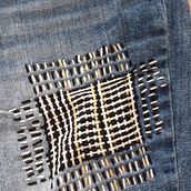 My project in Embroidery: Clothing Repair course. Embroider, Sewing, DIY, Upc, and cling project by Monica Solorio - 07.20.2021