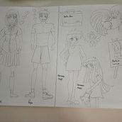 Mi Proyecto del curso: Dibujo de personajes manga desde cero. Traditional illustration, Character Design, Comic, Pencil Drawing, Drawing, and Manga project by jorsancarute - 07.20.2021