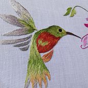 Il mio progetto del corso: Needle painting a mano libera: ricama la bellezza della natura. Traditional illustration, and Embroider project by laura palavera - 07.20.2021