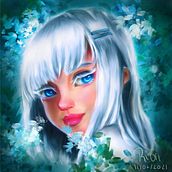 MI PROYECTO FINAL: REALIZANDO UN RETRATO DE FANTASIA CON PHOTOSHOP. Traditional illustration, Drawing, Digital Illustration, Portrait Drawing, Digital Drawing, and Digital Painting project by Gladys Polanco - 08.09.2021