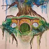 Watercolor painting. Watercolor Painting, and Painting project by Kirsten - 07.20.2021