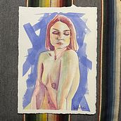 My project in The Human Figure in Watercolor course. Traditional illustration, Fine Arts, Painting, Watercolor Painting, Realistic Drawing, and Figure Drawing project by DAVID SHANKLIN - 07.21.2021